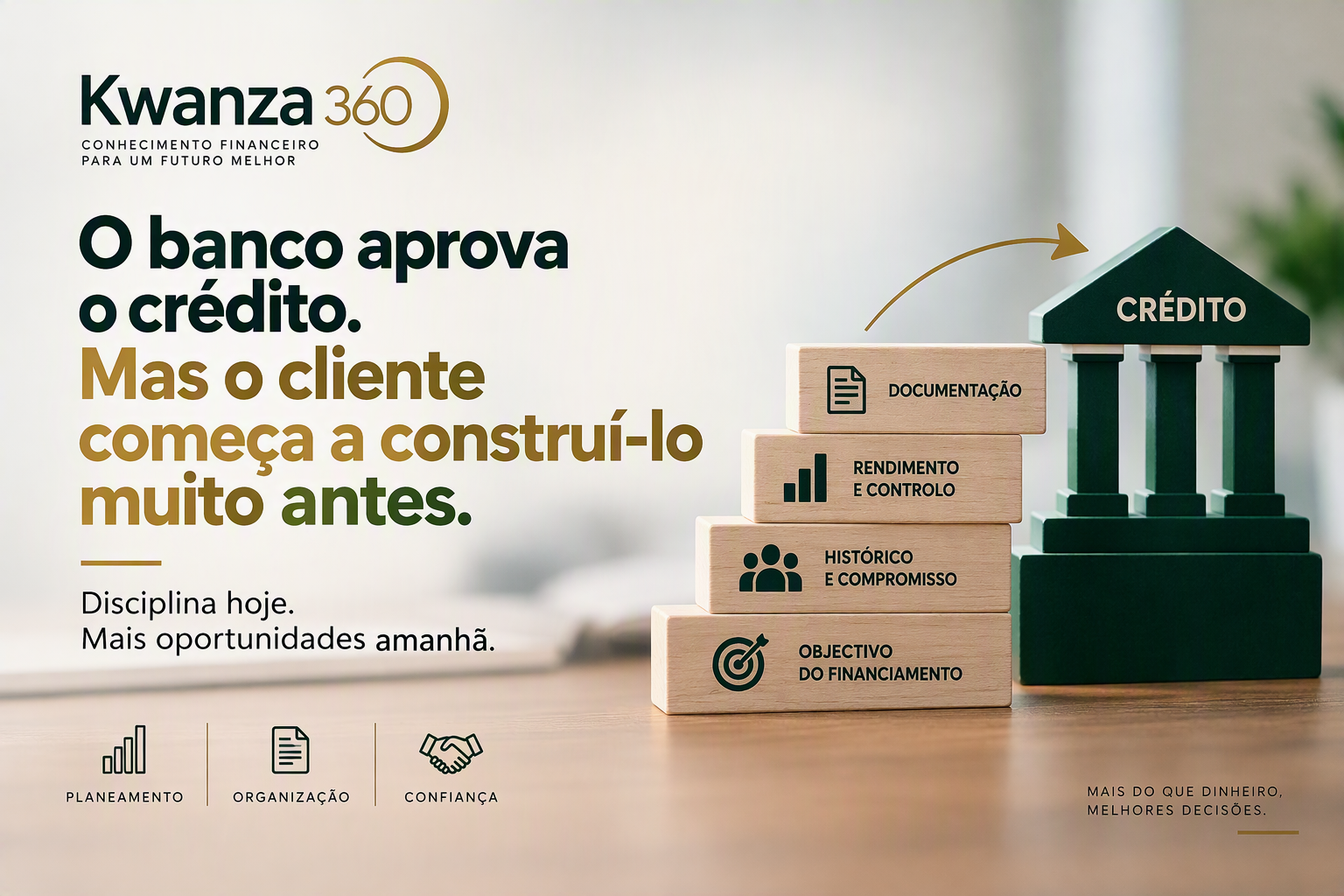 O crédito começa muito antes de o banco aprovar o financiamento