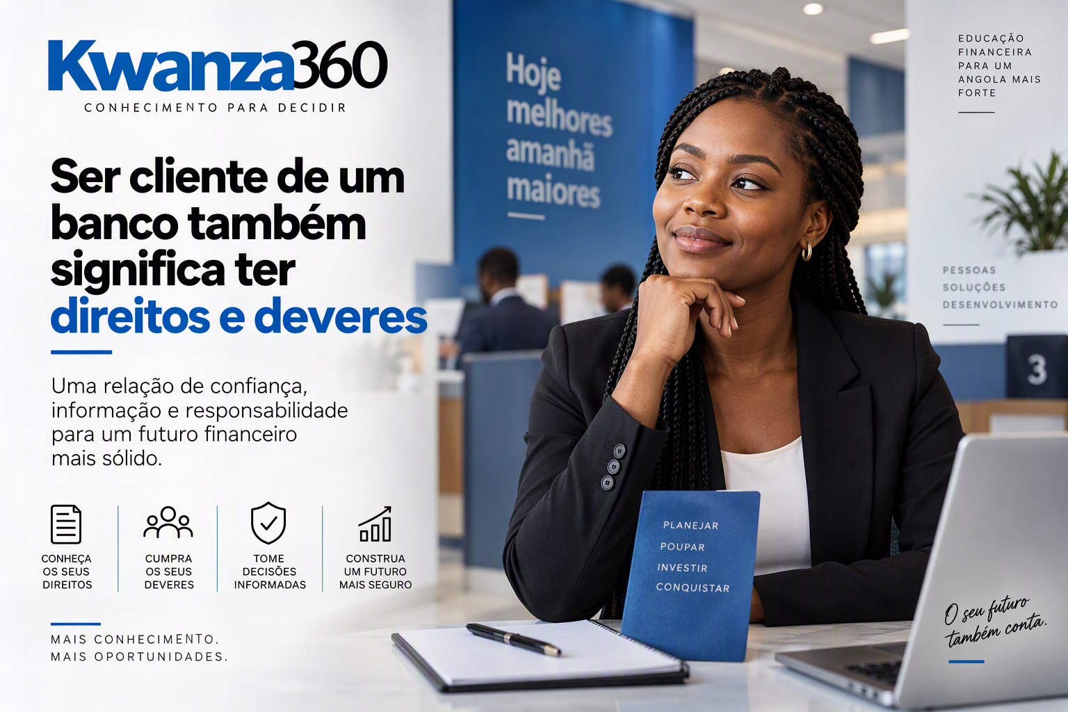 Ser cliente de um banco também significa ter direitos e deveres